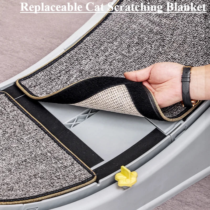 Cat Treadmill Wheel – Ultra-Quiet, Easy Assembly, Removable Carpet