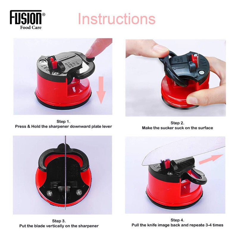 Diamond Sharpener with Suction Pad for Easy Sharpening