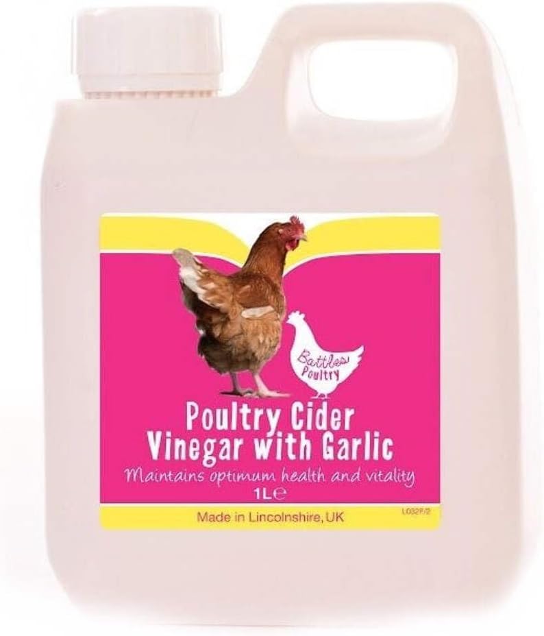 Battles Poultry Cider Vinegar & Garlic - 1 Litre
