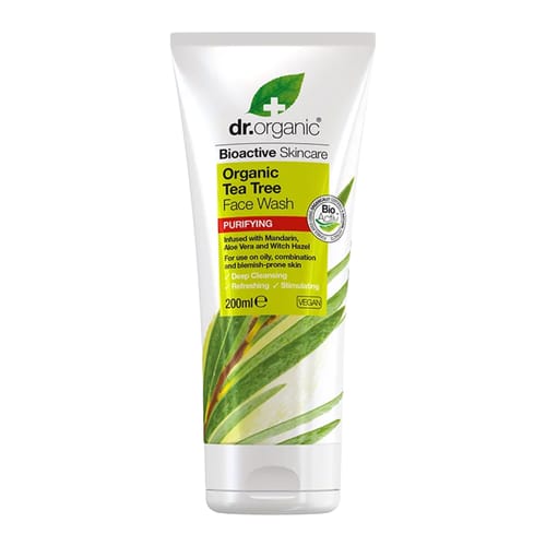 Tea Tree Face Wash – Organic, Daily Purifying Cleanser 200ml