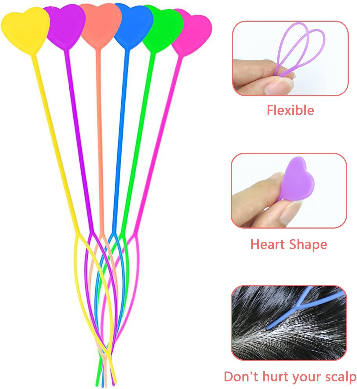 7Pcs Hair Braid Tool Set – Plastic Beader & Ponytail Maker