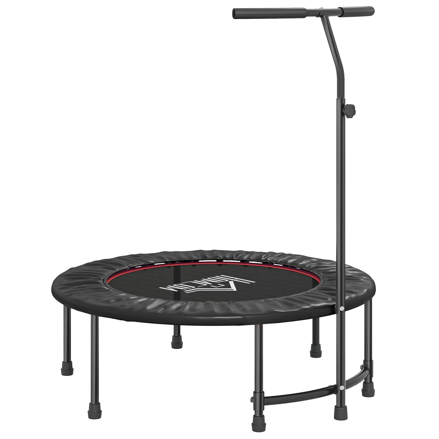 40-Inch Trampoline with Adjustable Handle for Indoor/Outdoor Fitness