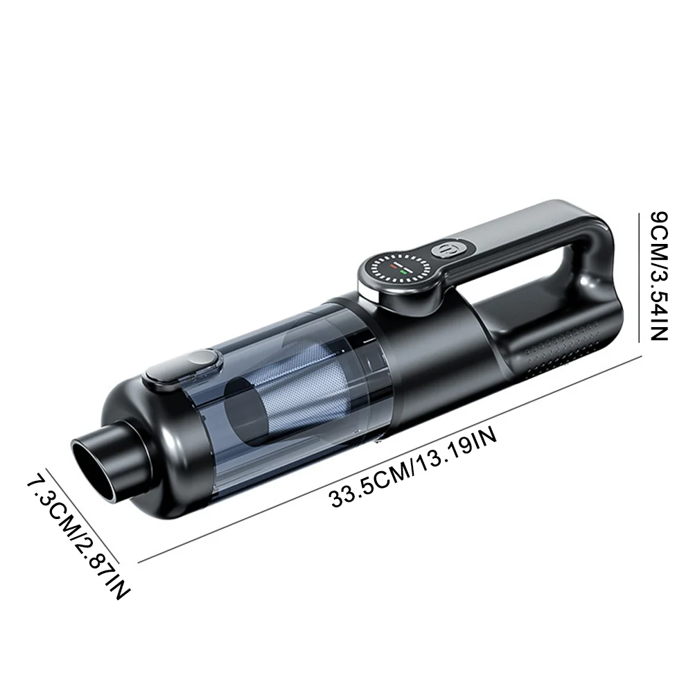 Cordless Handheld Vacuum Cleaner with Digital Display – 16000Pa 65W 5V