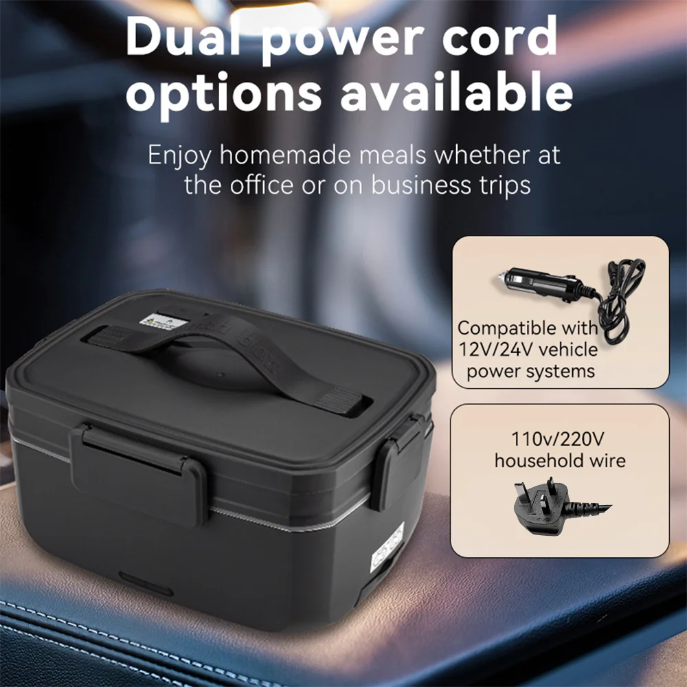 3L Electric Lunch Box 90W – Large Portable Food Warmer