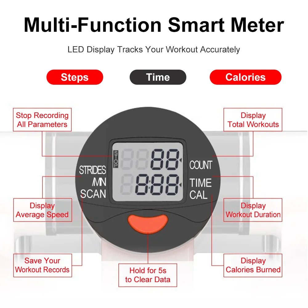 Indoor Stepper – Compact Home Fitness for Waist, Leg Toning & Cardio