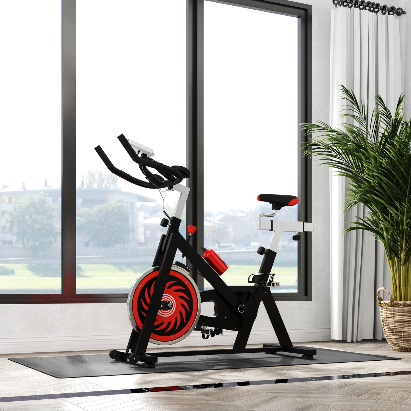 Equipment Mat 200 x 100 cm PVC – Anti-slip Gym Floor Protector