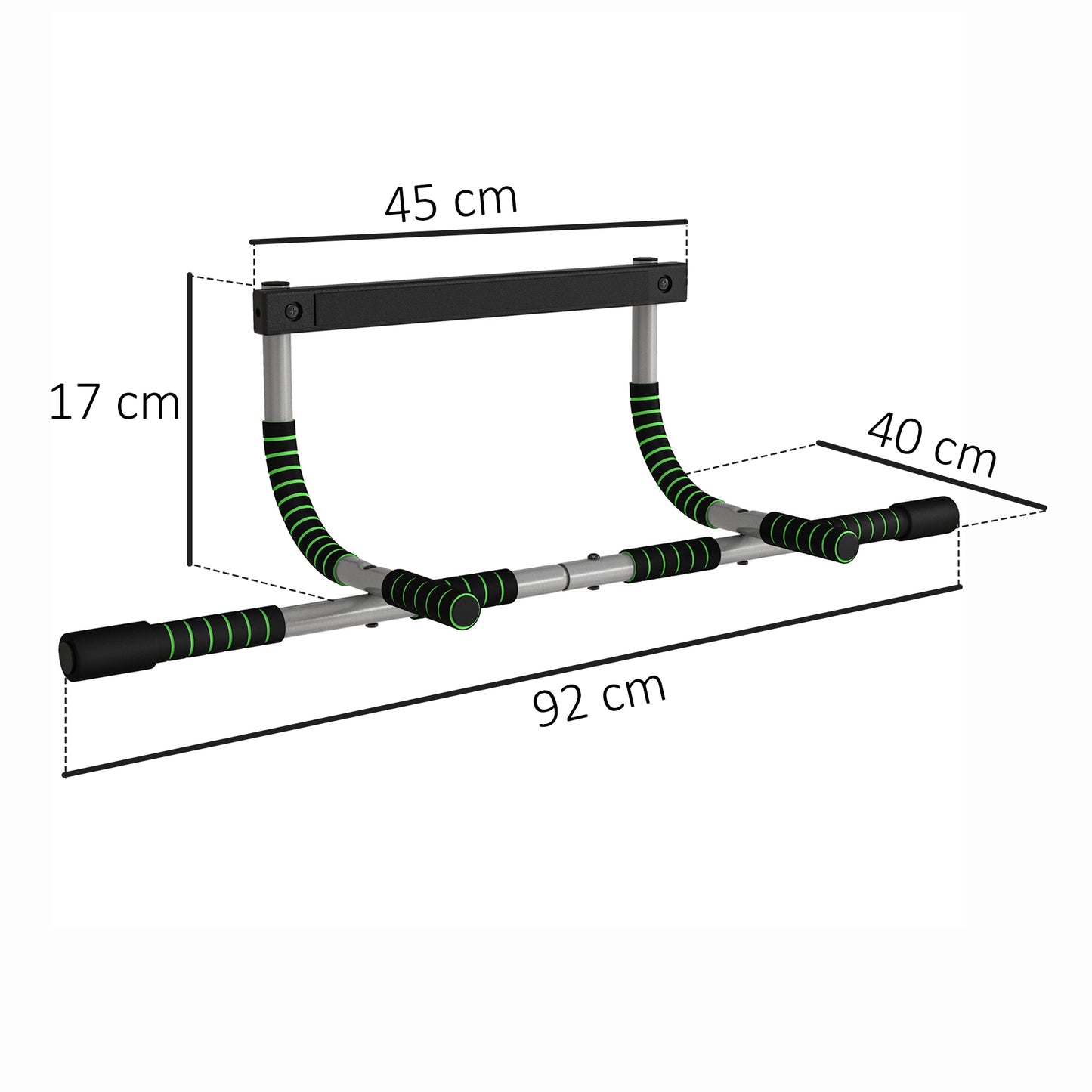 Doorway Pull Up Bar for Home Gym — Upper Body Workout, No Drilling