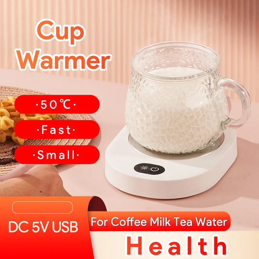 Cup Warmer USB Mug Heater 5V 15W – Keeps Drinks Warm at Home/Office