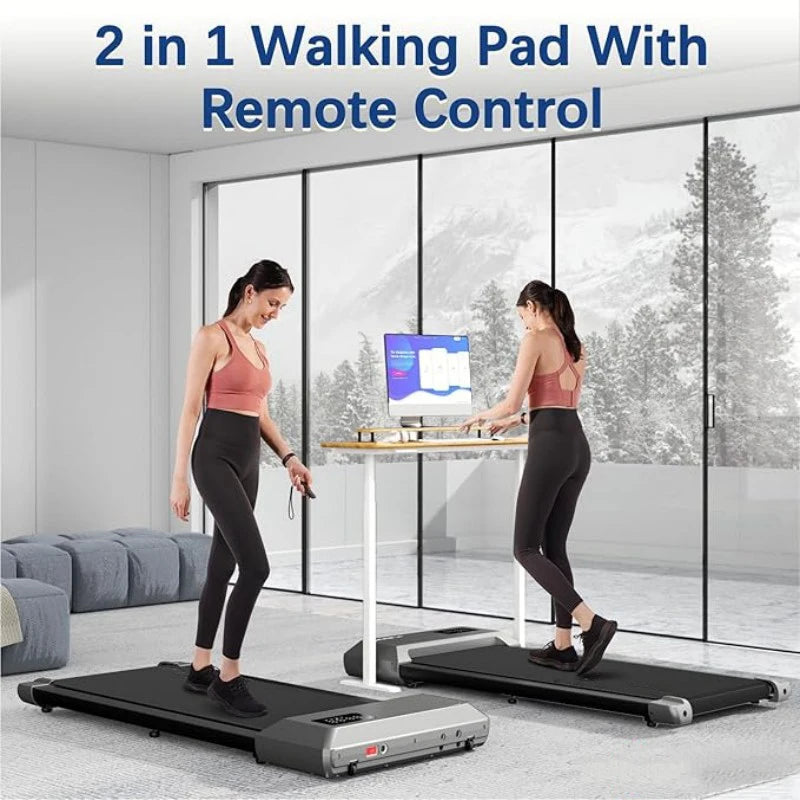 2.5HP Treadmill 350lb Capacity | AI Training App | LED Display