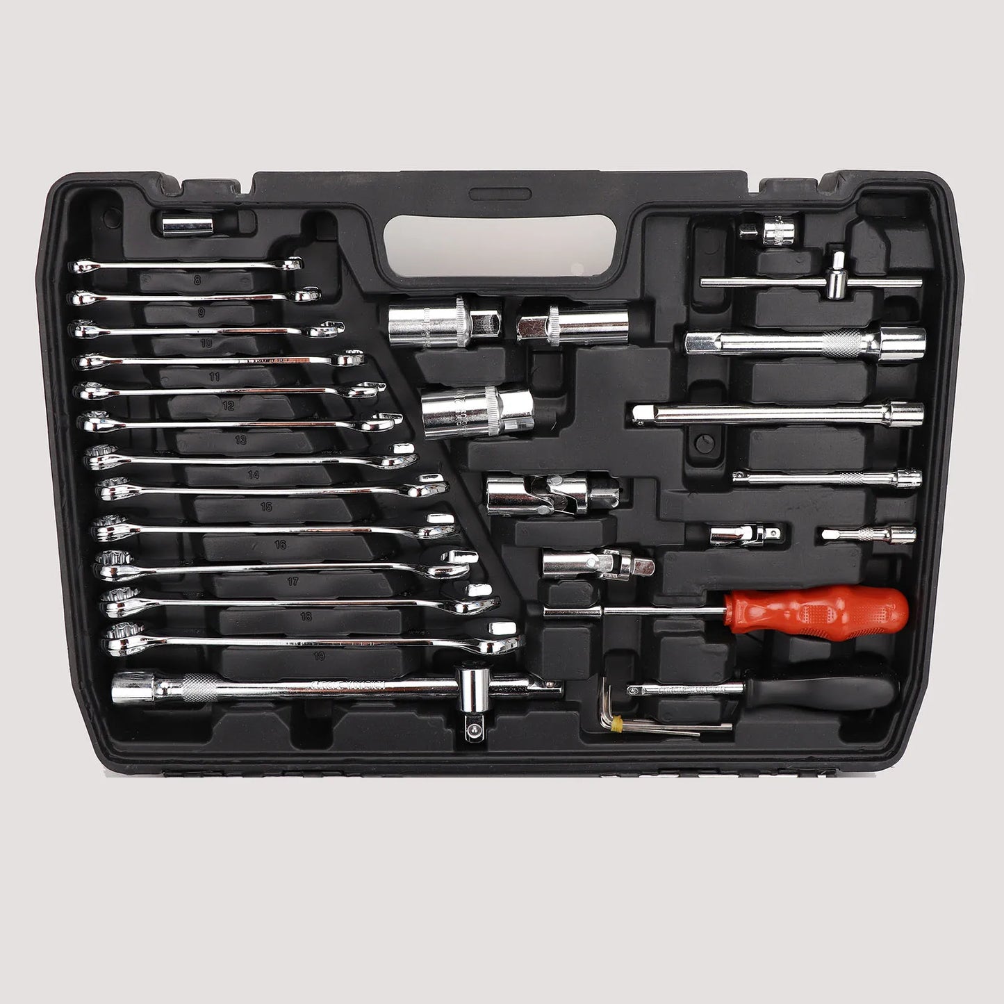 216-Piece Professional Socket Set with Case — 1/2, 1/4 & 3/8 in