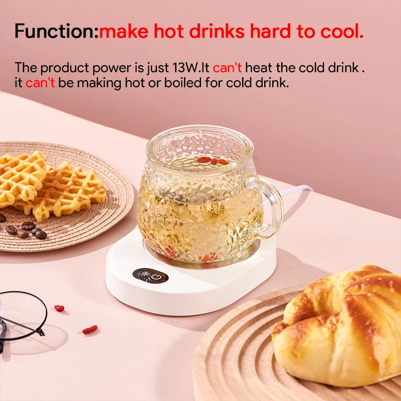 Cup Warmer USB Mug Heater 5V 15W – Keeps Drinks Warm at Home/Office