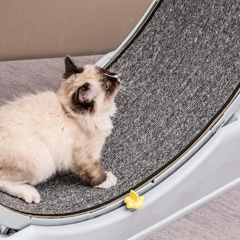 Cat Treadmill Wheel – Ultra-Quiet, Easy Assembly, Removable Carpet