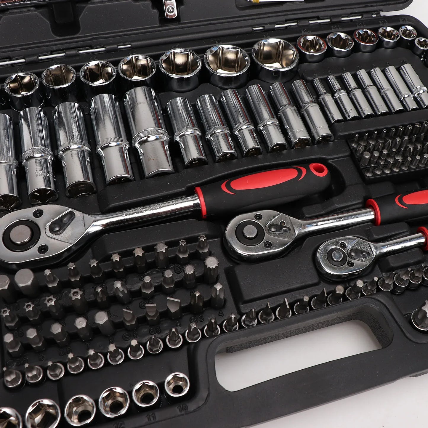 216-Piece Professional Socket Set with Case — 1/2, 1/4 & 3/8 in