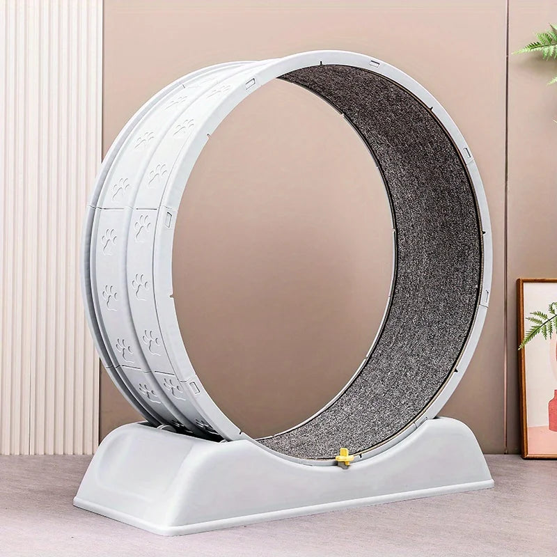 Cat Treadmill Wheel – Ultra-Quiet, Easy Assembly, Removable Carpet