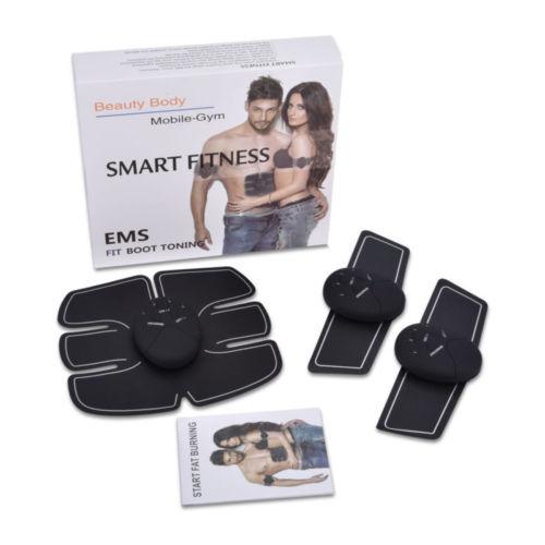 EMS Remote 8-Pack Abdominal Muscle Trainer – Smart Bodybuilding Fitness