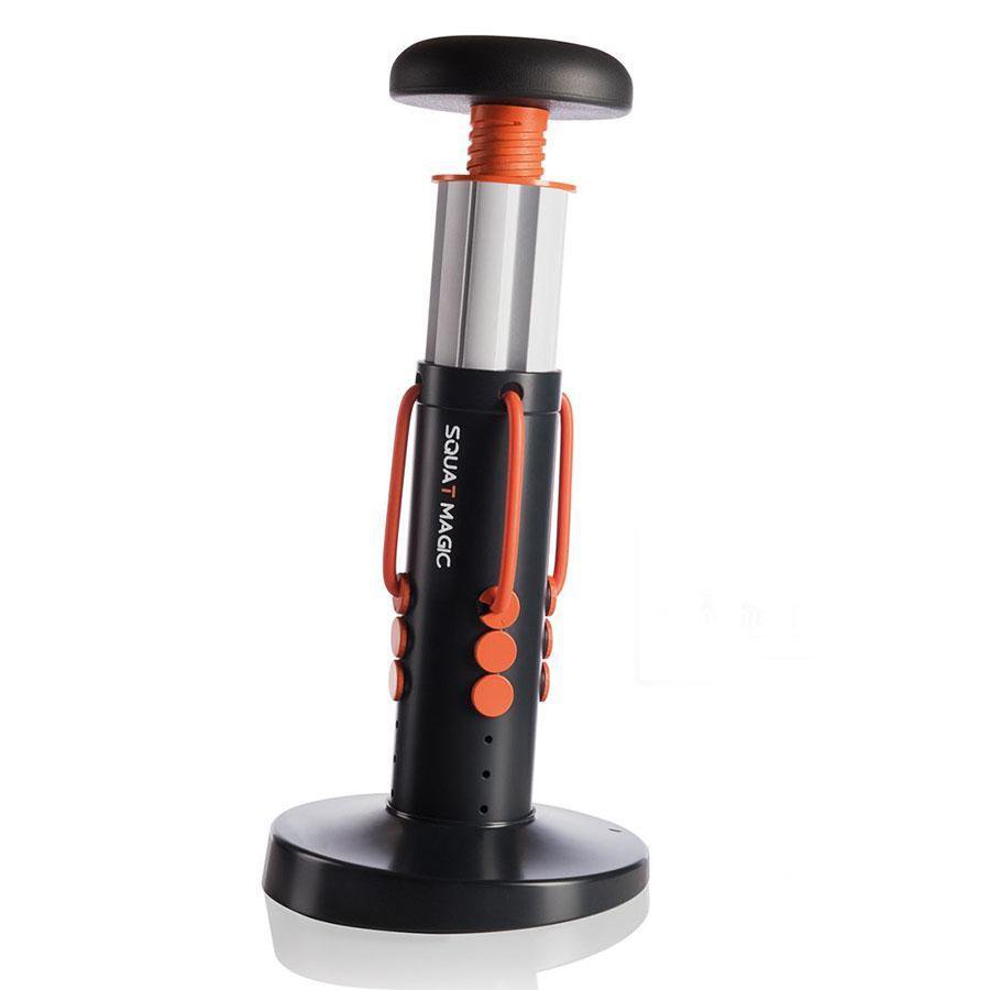 Squat Magic Ab & Leg Core Toner – Lower Body Workout, 2.3 kg, Black & Orange