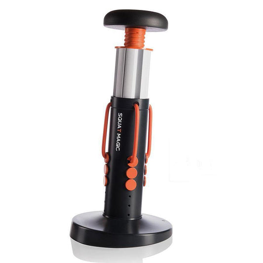 Squat Magic Ab & Leg Core Toner – Lower Body Workout, 2.3 kg, Black & Orange