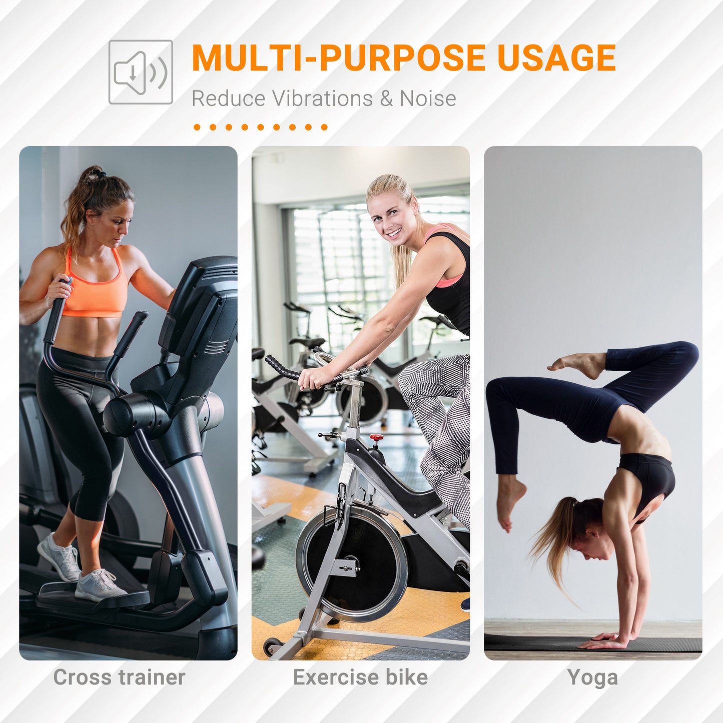 Equipment Mat 200 x 100 cm PVC – Anti-slip Gym Floor Protector