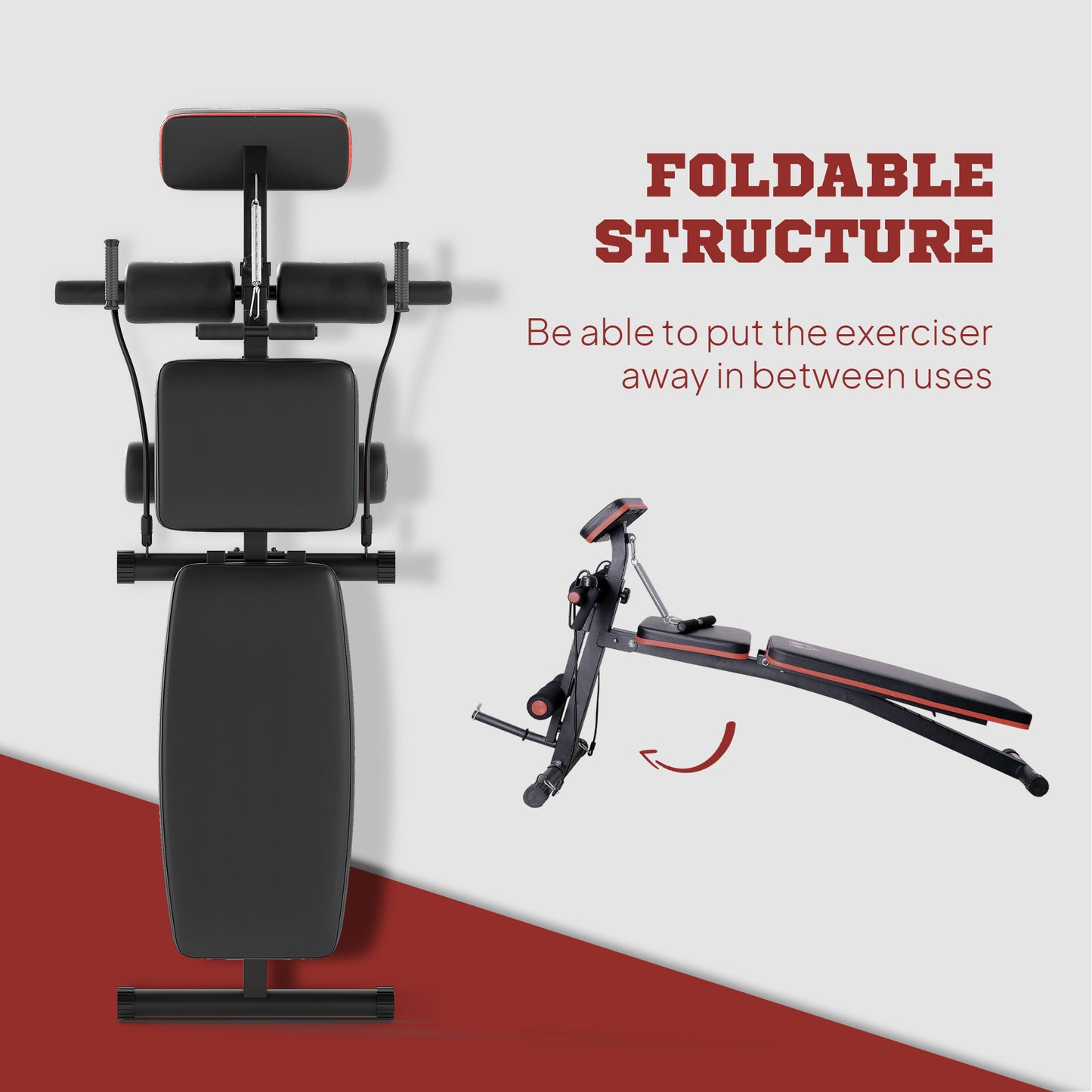 Foldable Dumbbell Bench with 7-Position Backrest & 120kg Capacity