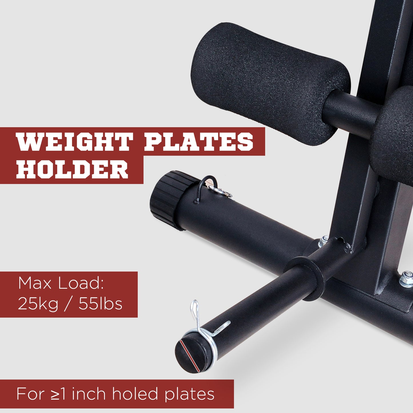 Foldable Dumbbell Bench with 7-Position Backrest & 120kg Capacity