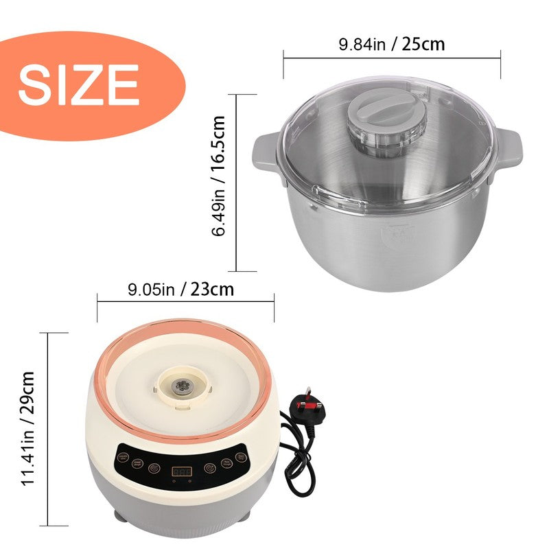 7L Electric Dough Mixer with Ferment Function – AI Knead