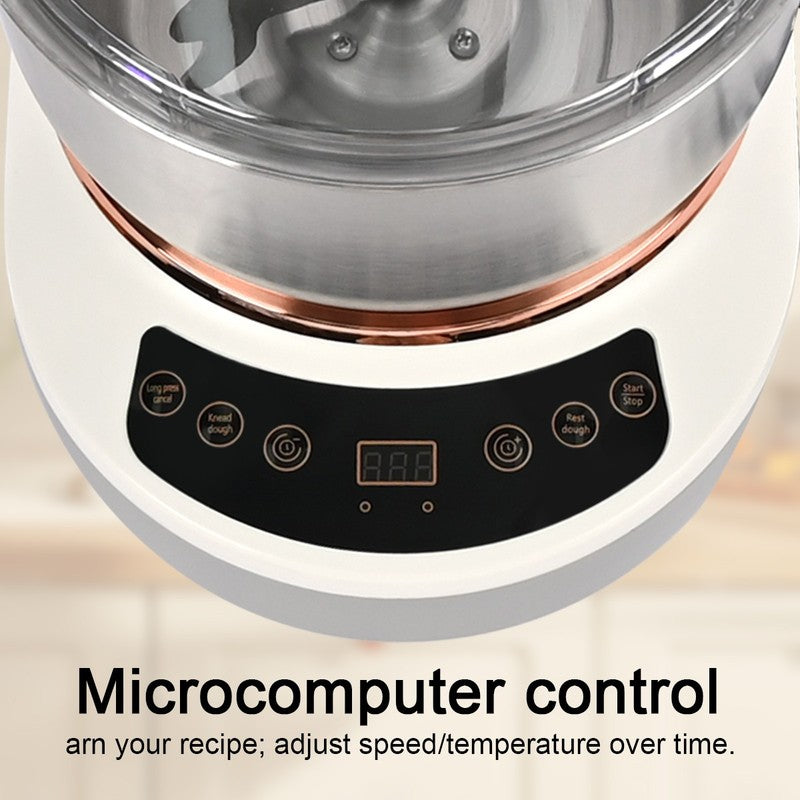 7L Electric Dough Mixer with Ferment Function – AI Knead