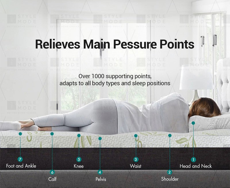 Bamboo Memory Foam Mattress Topper – Soft & Cooling