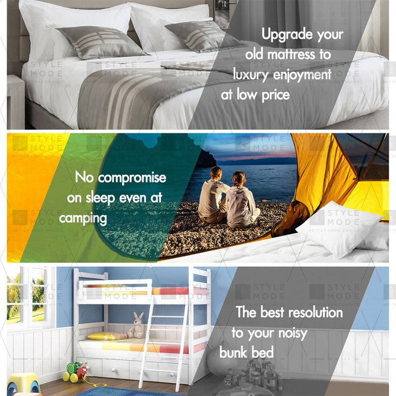 Bamboo Memory Foam Mattress Topper – Soft & Cooling